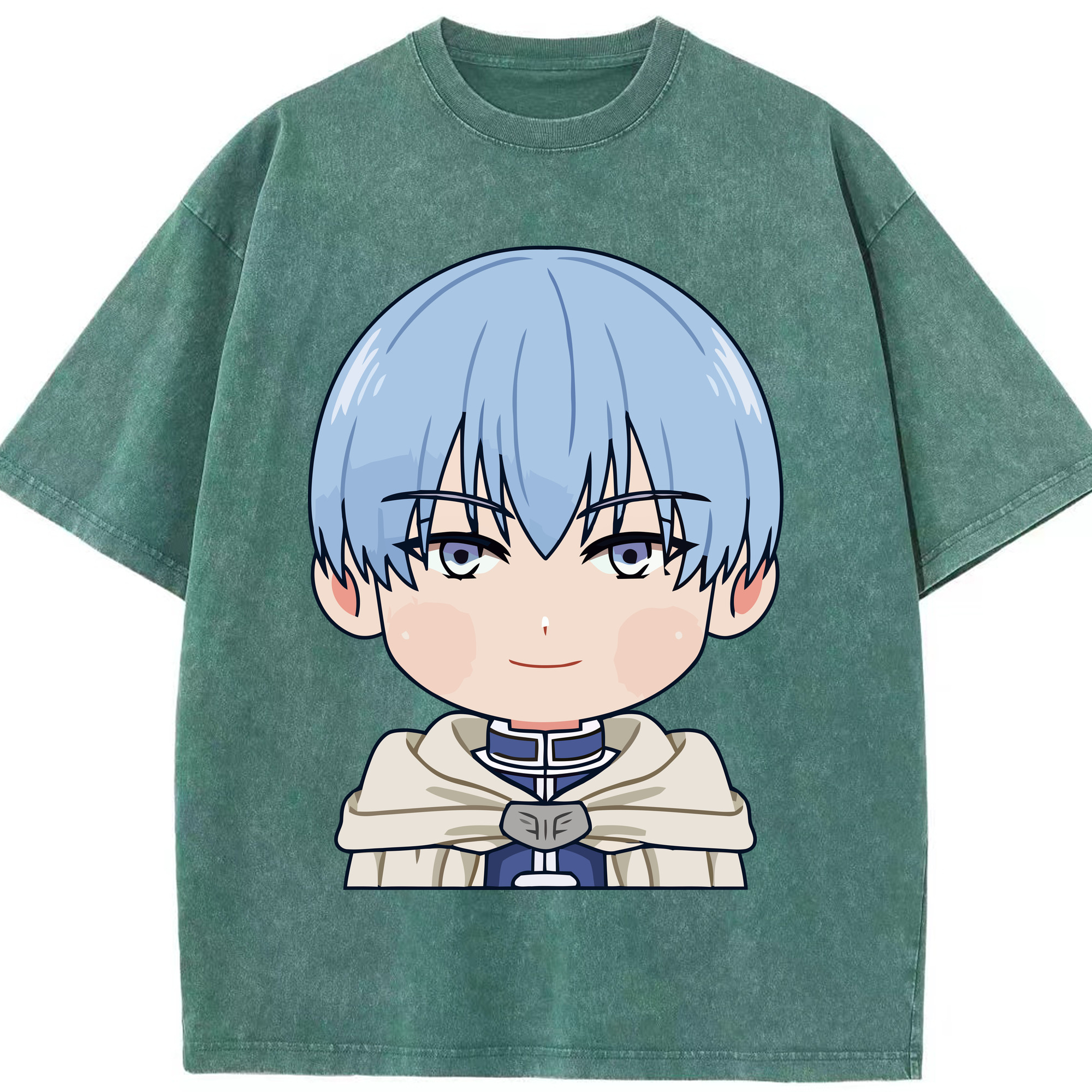 （画像用） 葬送のフリーレン Frieren 綿100% ヴィンテージ風 半袖Tシャツ（フロントプリント）